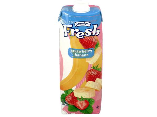 FRESH STRAWBERRY-BANANA FRUIT DRINK 1lt - Code 2206001
